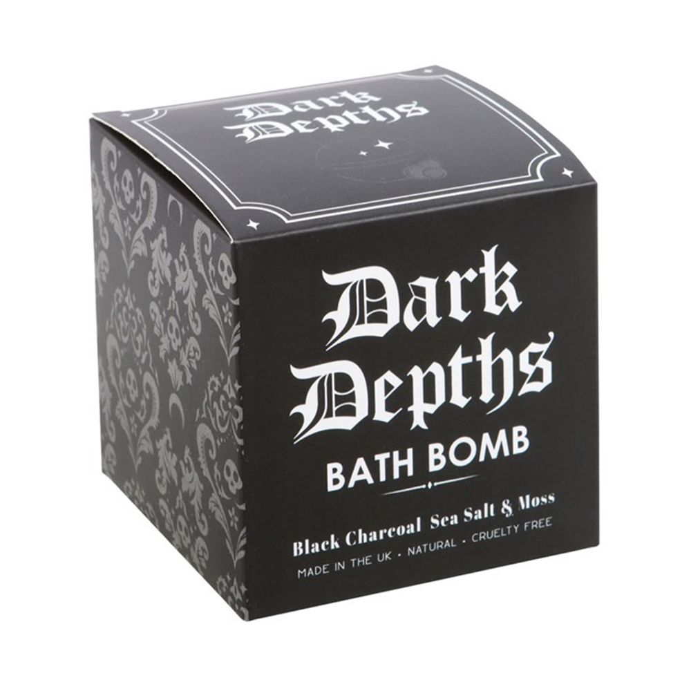 Dark Depths Black Charcoal Bath Bomb.
