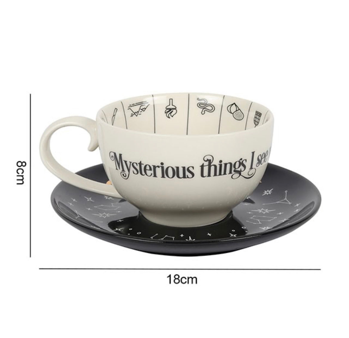 Fortune Telling Ceramic Teacup.