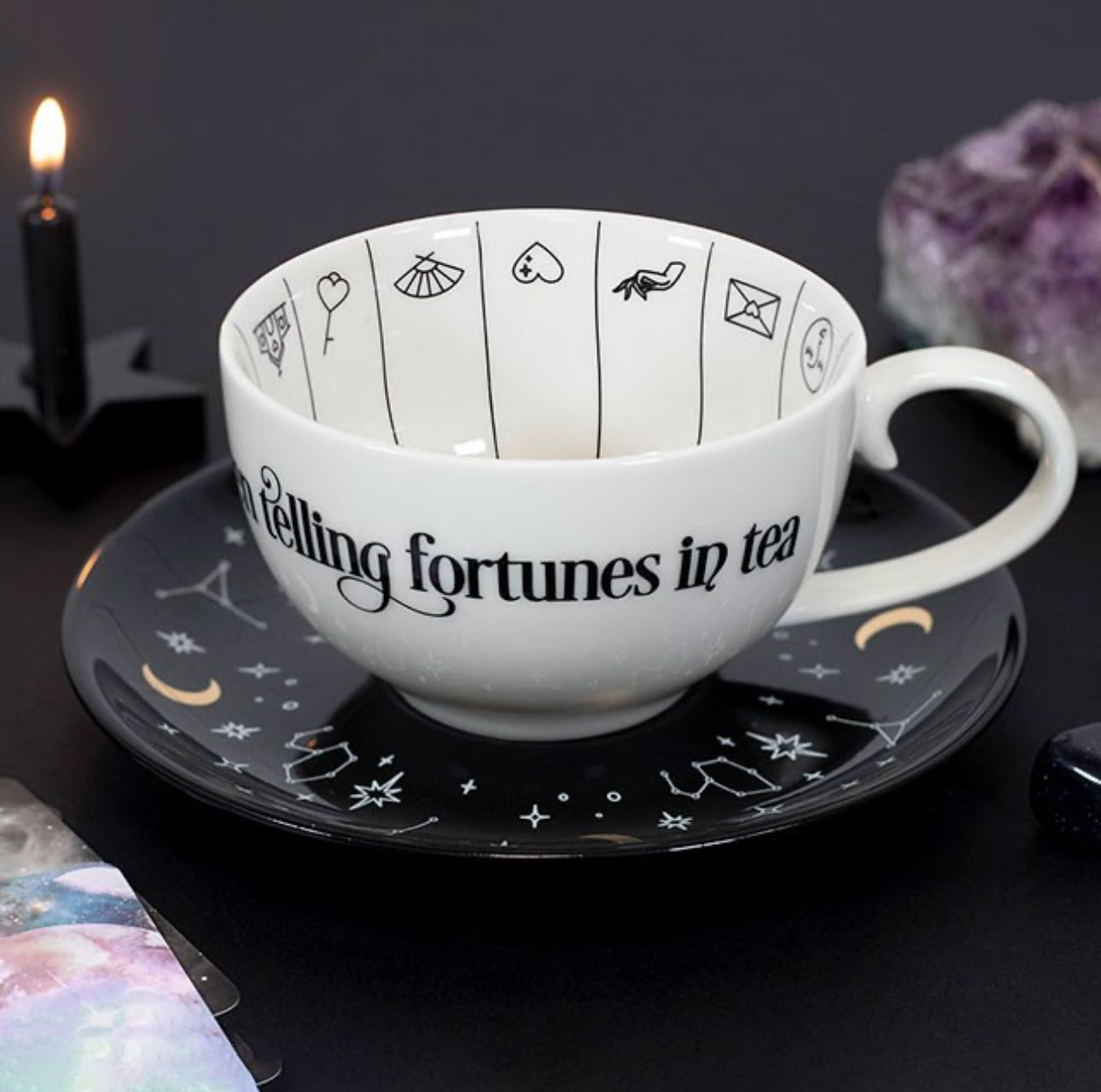 Fortune Telling Ceramic Teacup.