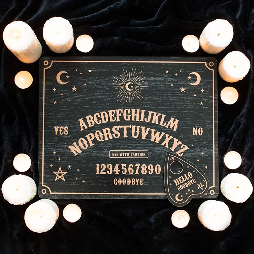 Black Talking Board with Planchette.