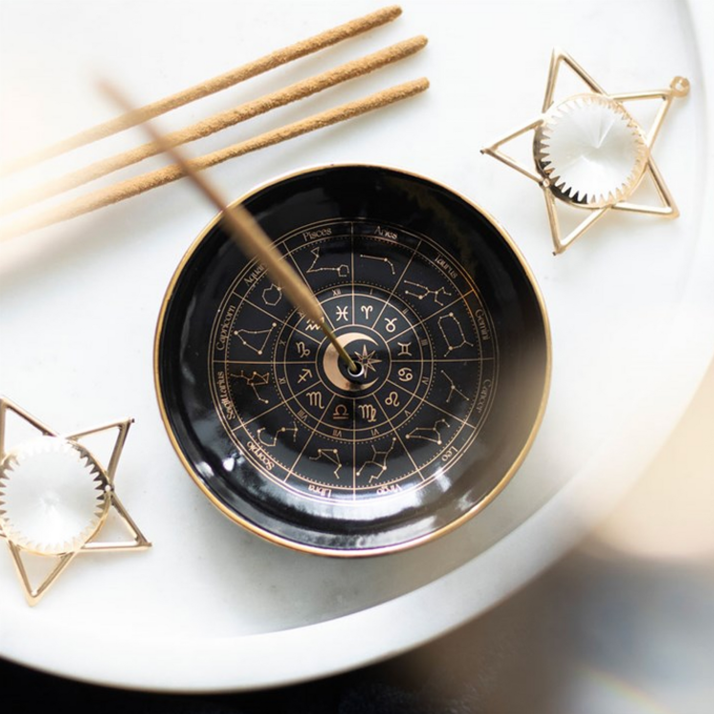 Astrology Wheel Incense Holder.