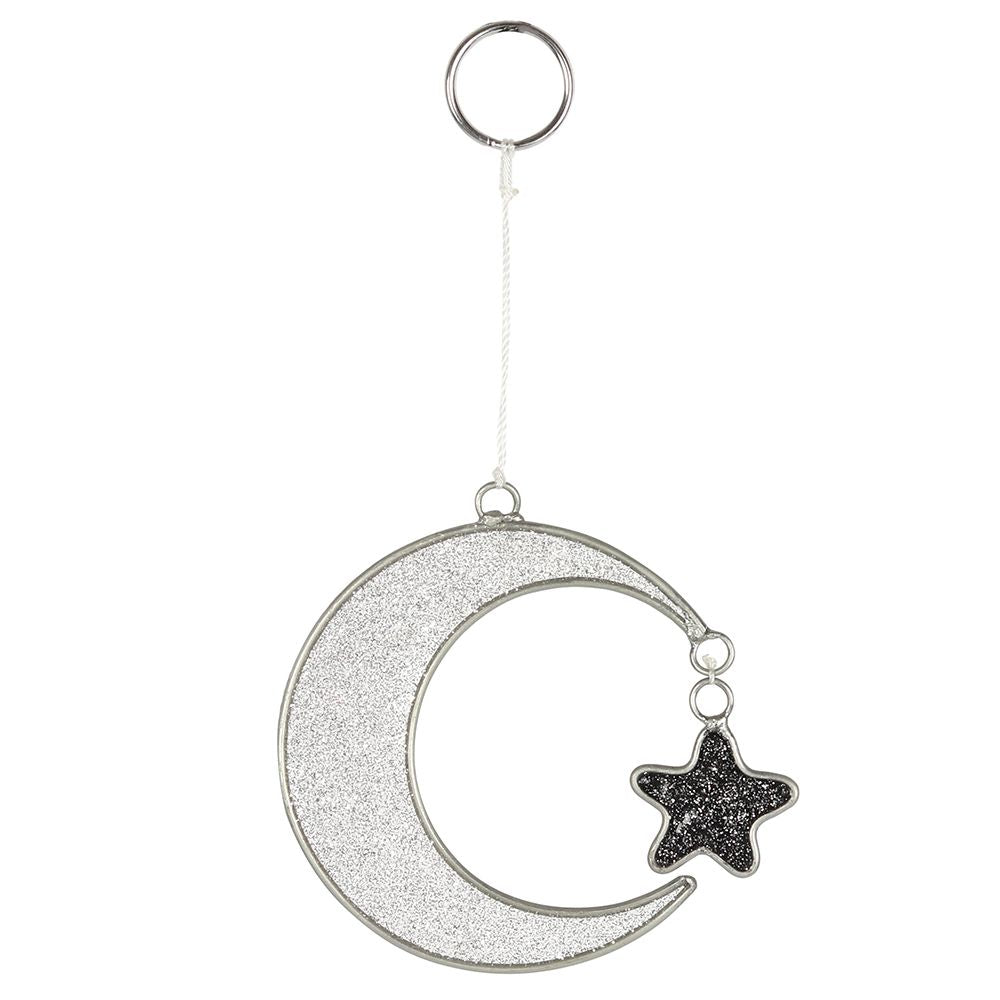 Mystical Crescent Moon Suncatcher.
