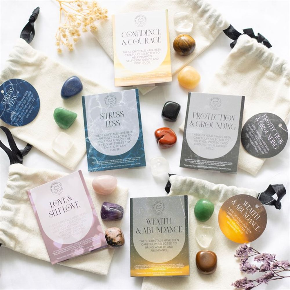Stress Less Healing Crystal Set.