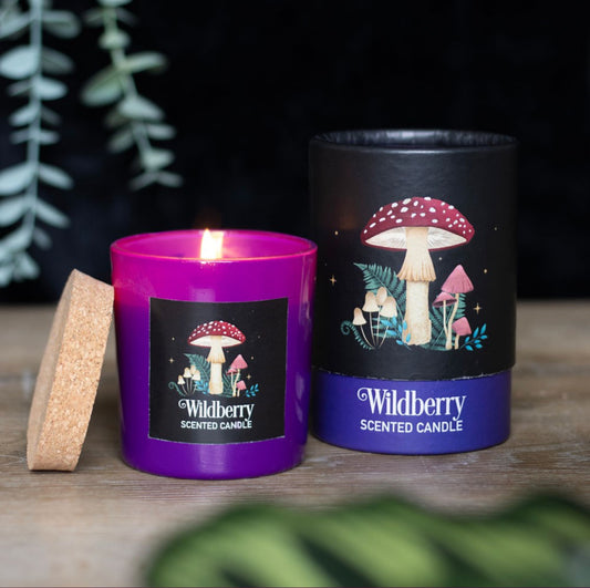 Forest Mushroom Wildberry Candle - Wicked Witcheries