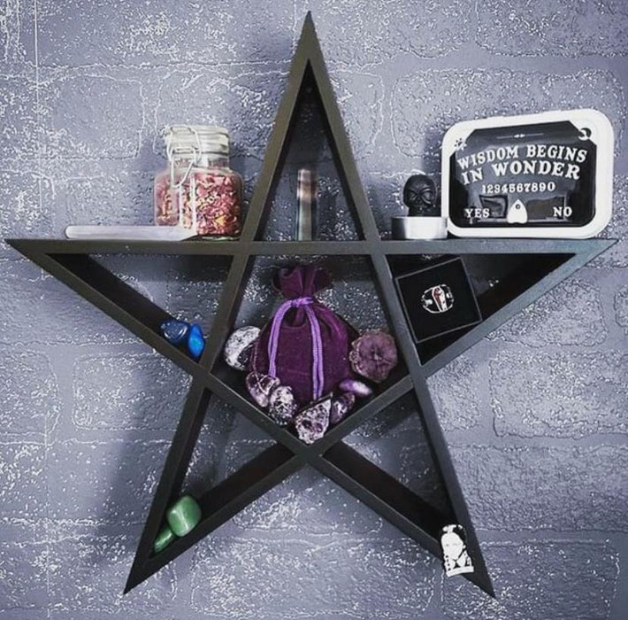 Pentagram Wall Shelf