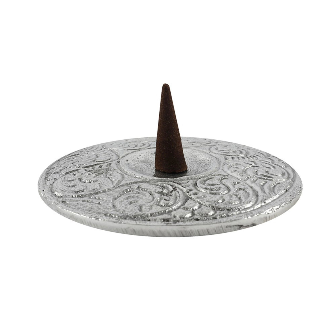 10cm Silver Pentagram Incense Holder - Wicked Witcheries
