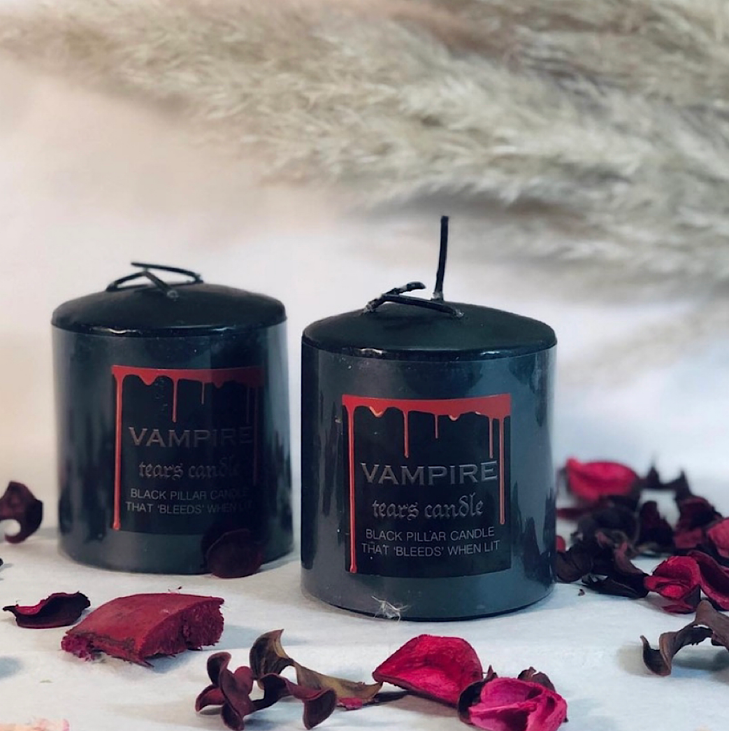 7.5cm Vampire Tears Pillar Candle - Wicked Witcheries