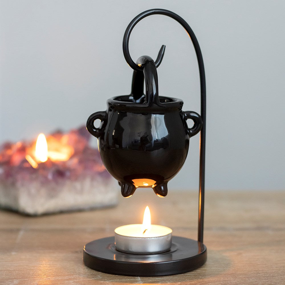 Hanging Cauldron Oil Burner - Wicked Witcheries