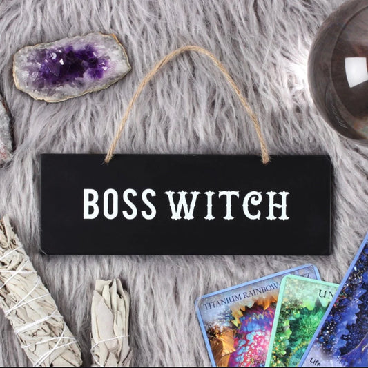 Boss Witch Wall Sign - Wicked Witcheries