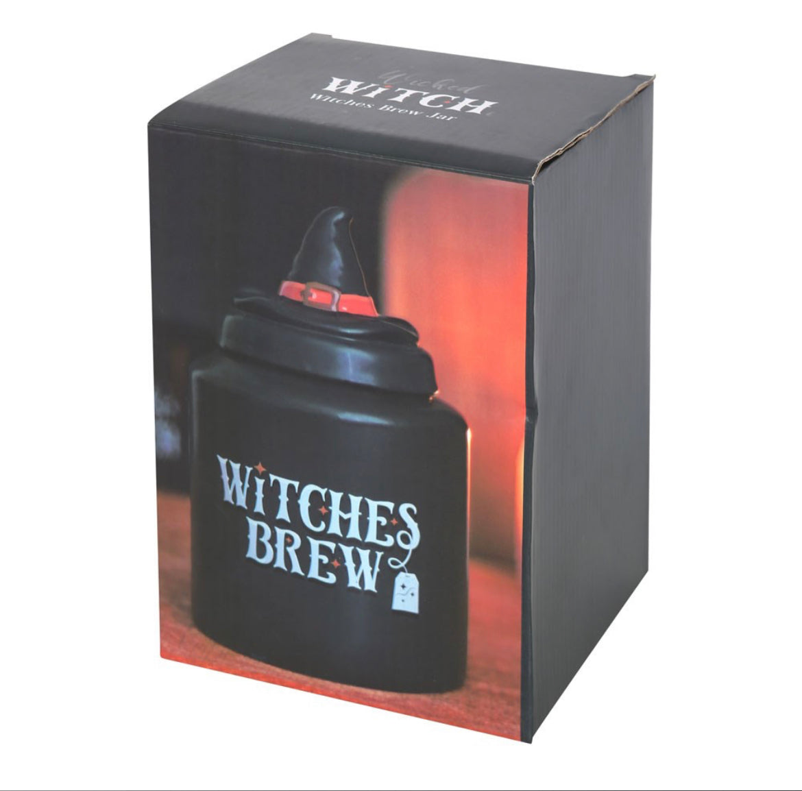 Witches Brew Ceramic Tea Canister - Wicked Witcheries