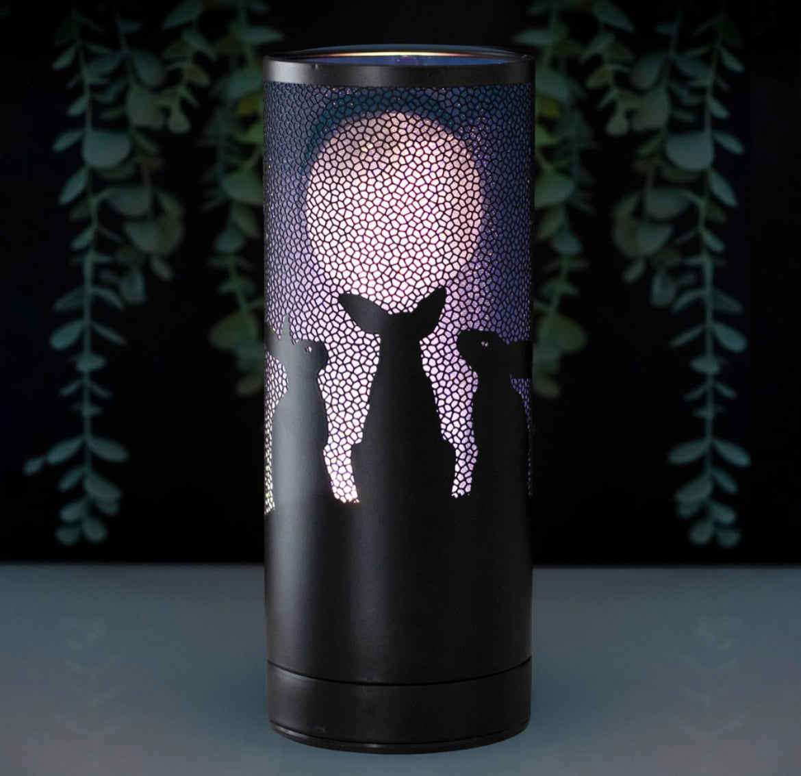 Moon Gazing Hares Aroma Lamp by Lisa Parker - Wicked Witcheries