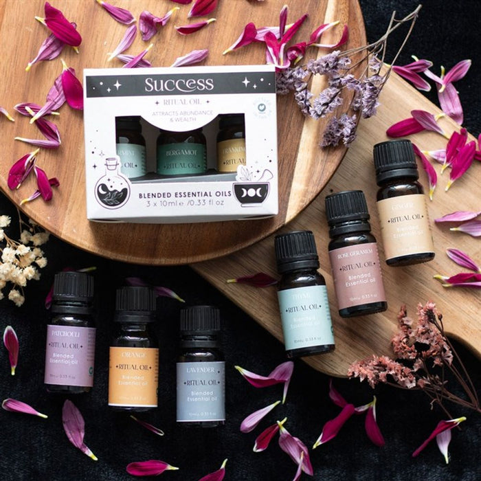 Set of 3 Love Ritual Blended Essential Oils - Wicked Witcheries