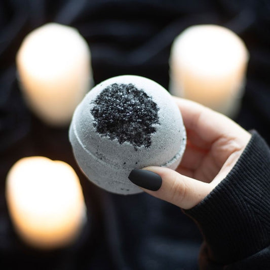 Dark Depths Black Charcoal Bath Bomb.