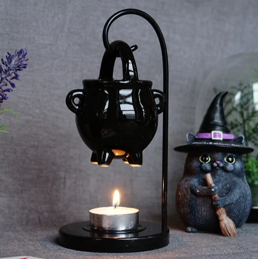 Hanging Cauldron Oil Burner.