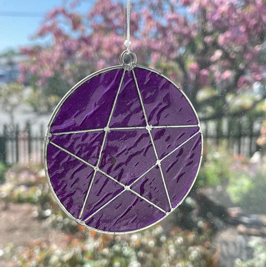 Mystical Pentagram Suncatcher.