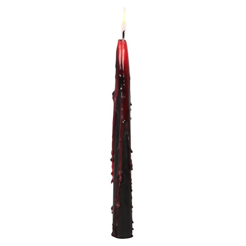 Set of 8 Vampire Blood Taper Candles - Wicked Witcheries