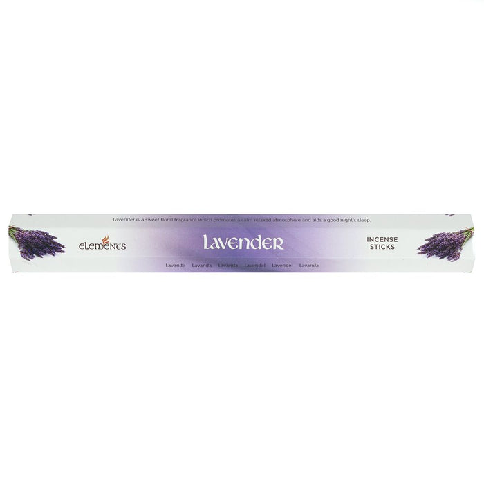 Set of 6 Packets of Elements Lavender Incense Sticks - Wicked Witcheries
