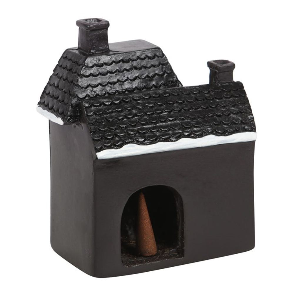 Haunted Holiday House Incense Cone Burner - Wicked Witcheries