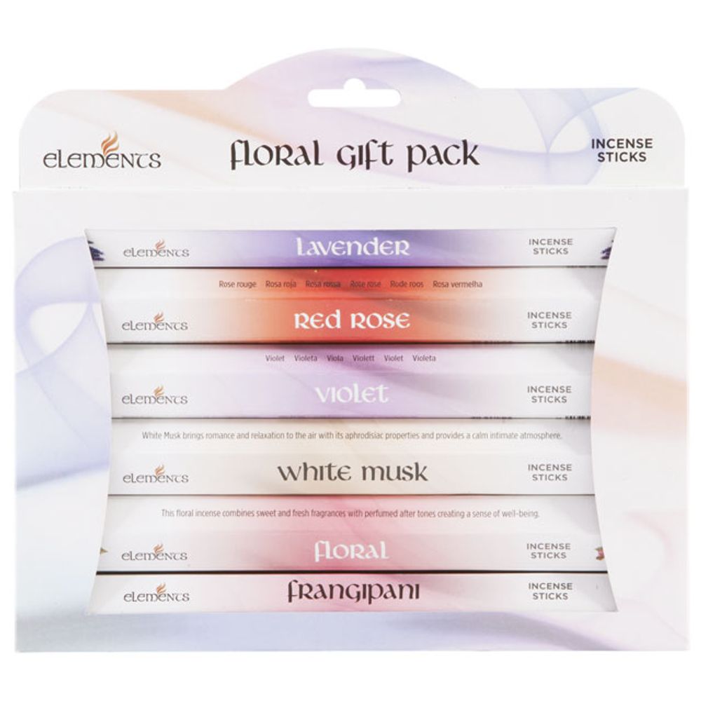 Elements Floral Fragrances Incense Stick Gift Pack - Wicked Witcheries