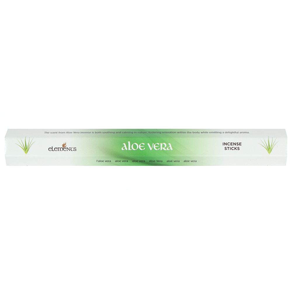 Set of 6 Packets of Elements Aloe Vera Incense Sticks - Wicked Witcheries