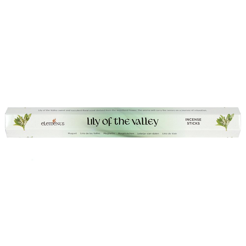 Set of 6 Packets of Elements Lily of the Valley Incense Sticks - Wicked Witcheries