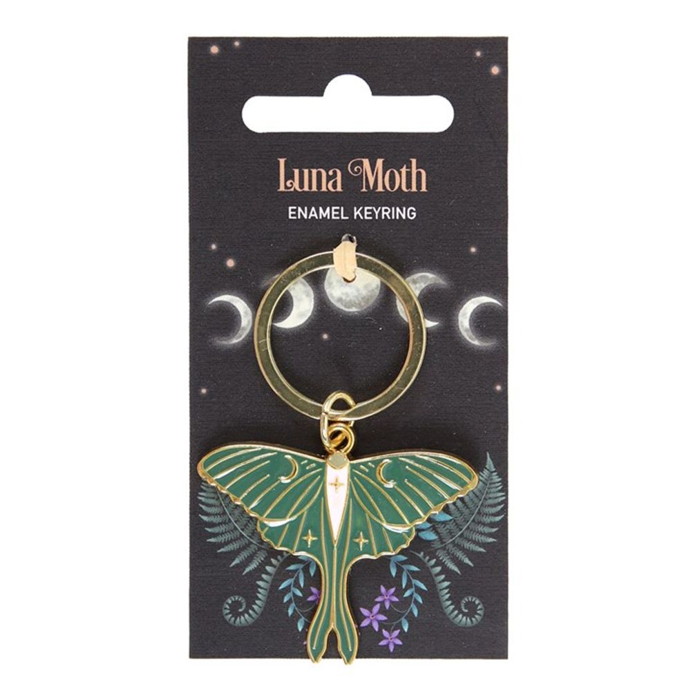 Luna Moth Keyring - Wicked Witcheries
