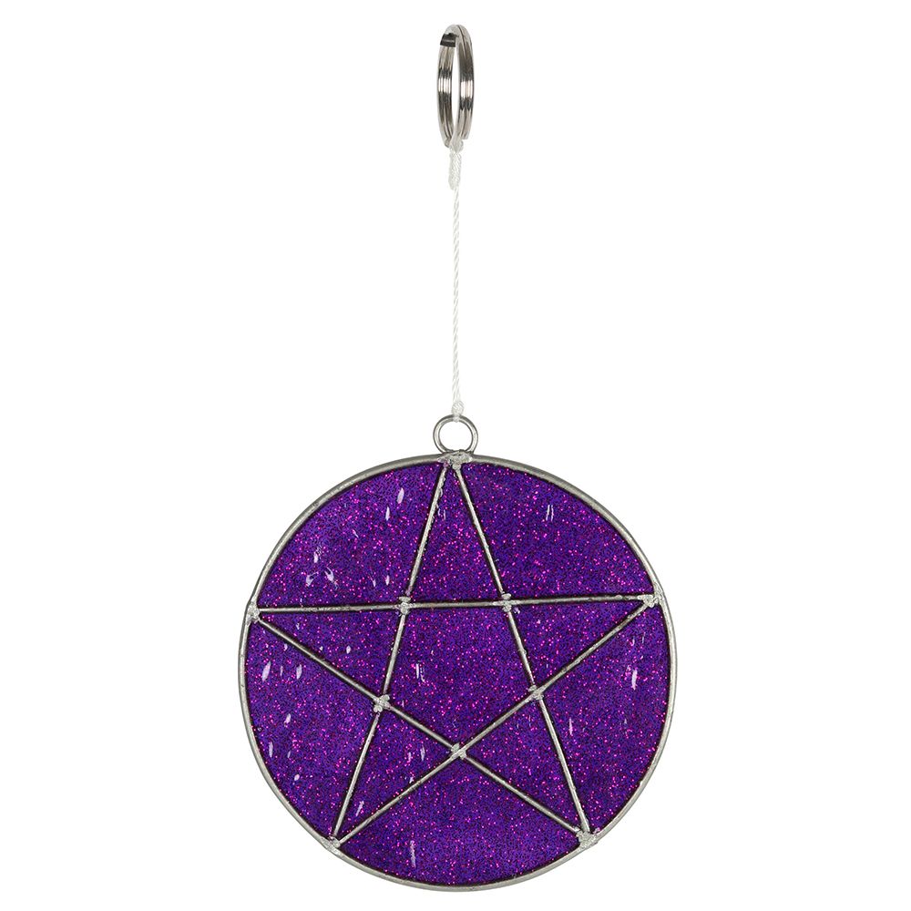 Mystical Pentagram Suncatcher - Wicked Witcheries