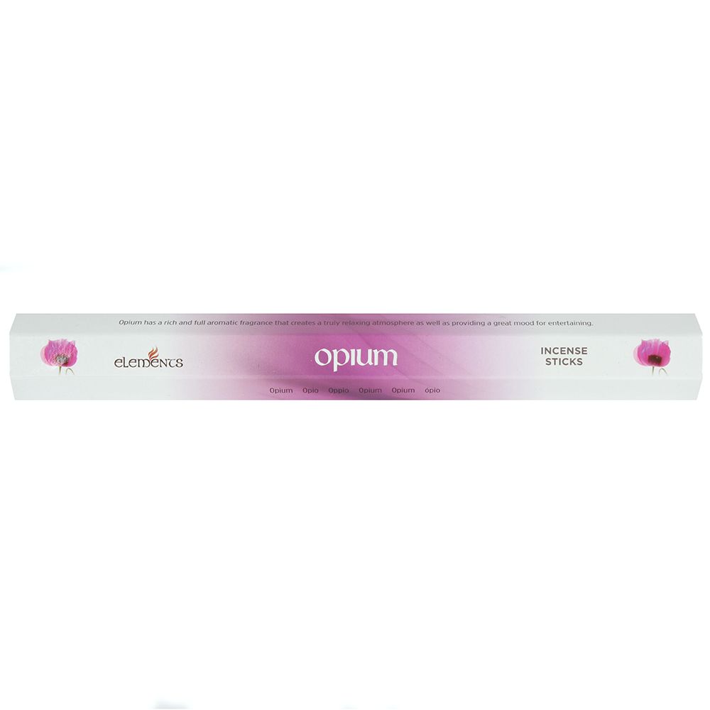 Set of 6 Packets of Elements Opium Incense Sticks - Wicked Witcheries