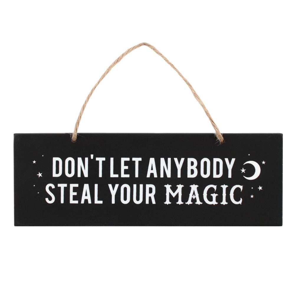Don't Let Anybody Steal Your Magic Wall Sign - Wicked Witcheries