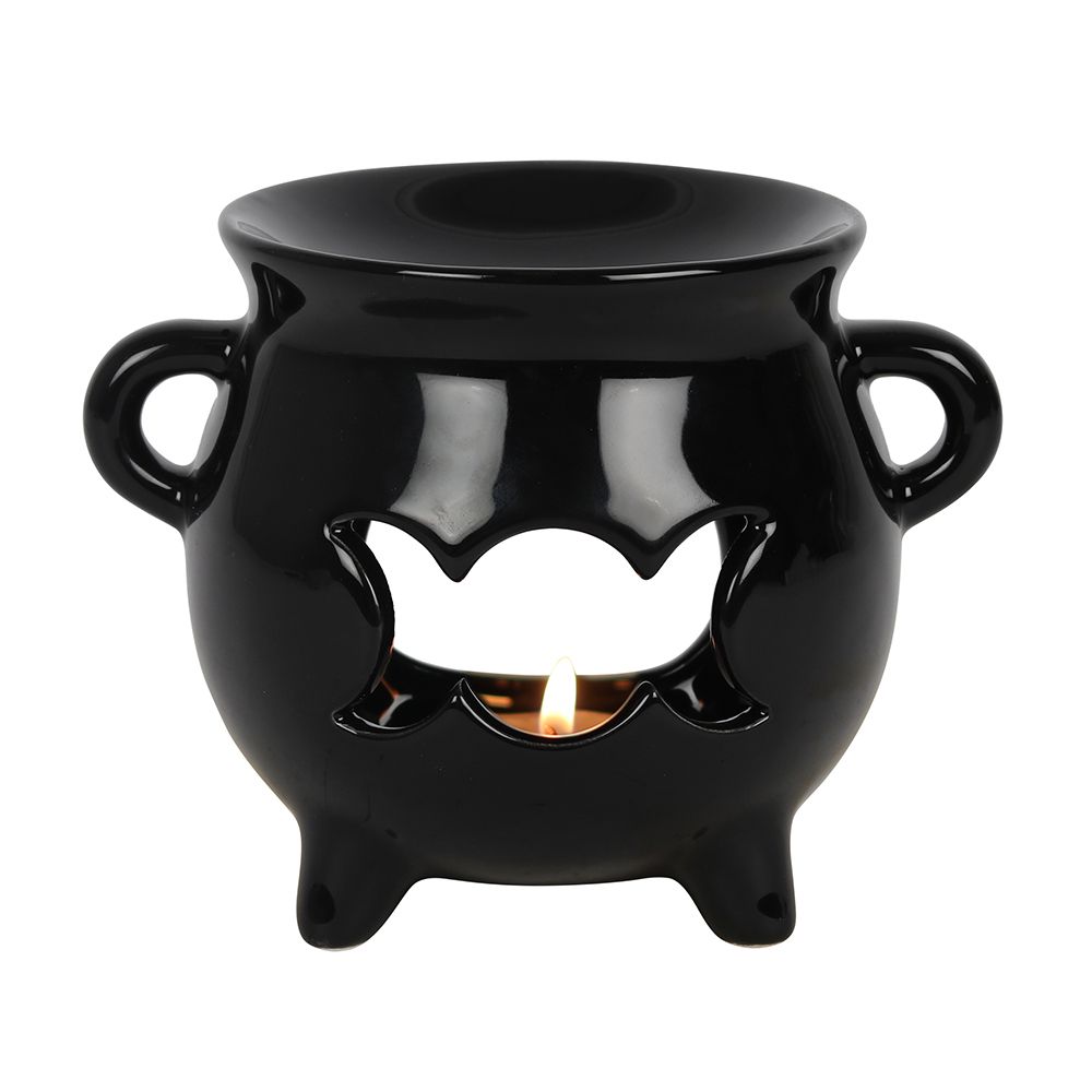 Triple Moon Cauldron Oil Burner - Wicked Witcheries