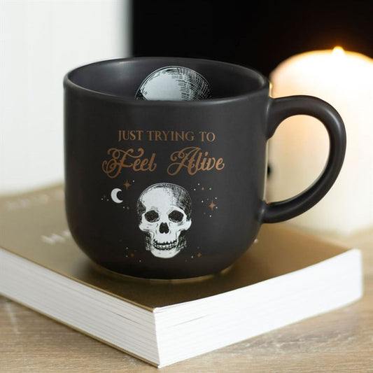 Trying To Feel Alive Mug - Wicked Witcheries