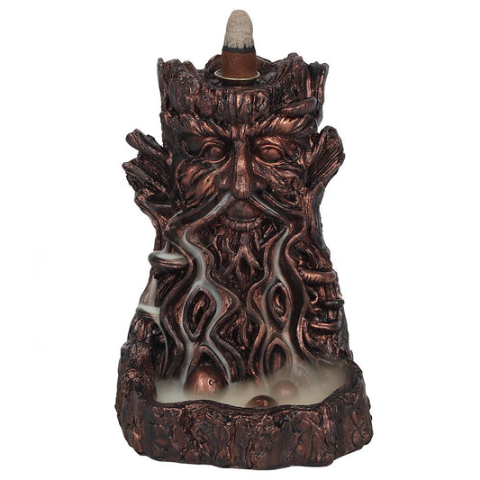Bronze Effect Tree Man Backflow Incense Burner - Wicked Witcheries