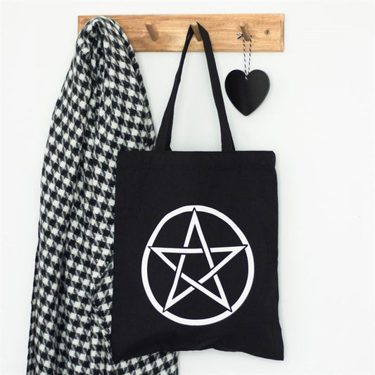 Pentagram Cotton Tote Bag - Wicked Witcheries