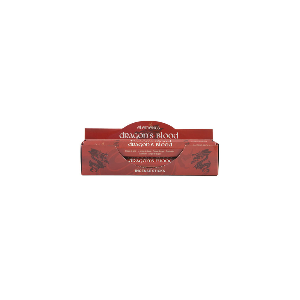Set of 6 Packets of Elements Dragon's Blood Incense Sticks - Wicked Witcheries
