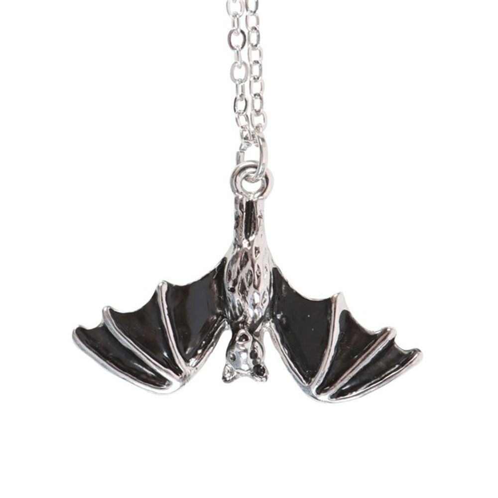 Hanging Bat Pendant Necklace - Wicked Witcheries