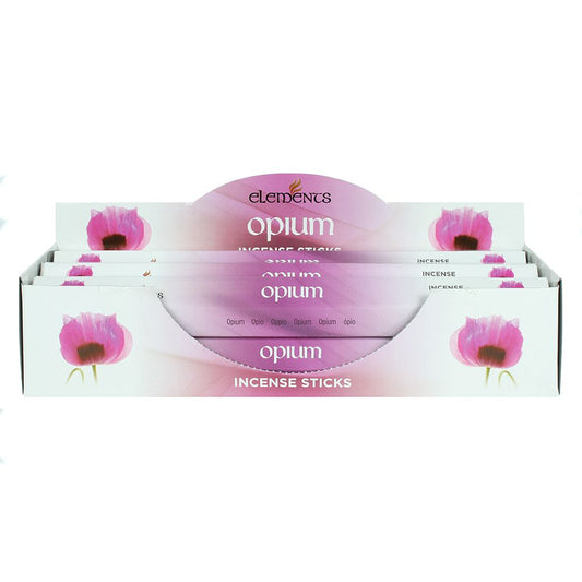 Set of 6 Packets of Elements Opium Incense Sticks - Wicked Witcheries