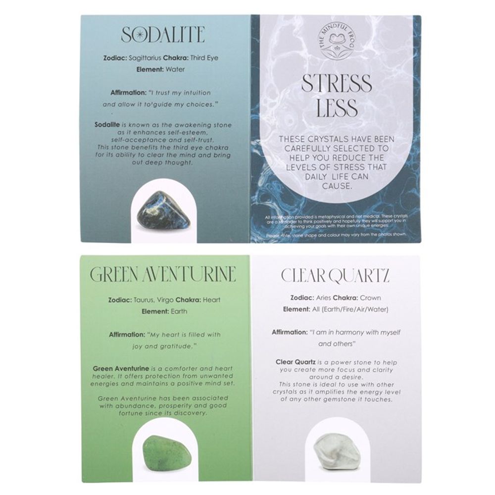 Stress Less Healing Crystal Set.