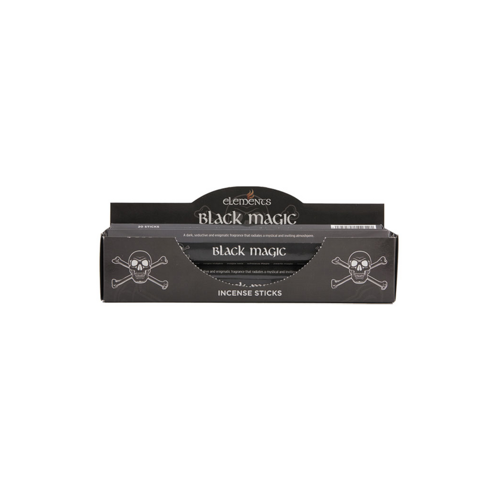 Set of 6 Packets of Elements Black Magic Incense Sticks.
